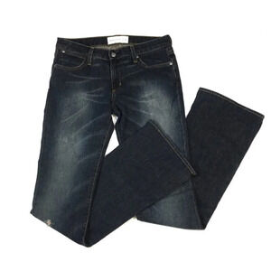 WJ35 Paper Denim Trendy Distressed Jeans 28